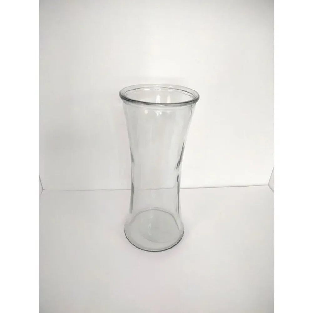 Napco Crystal Clear Glass Vase Gathering Vase 9 3/4